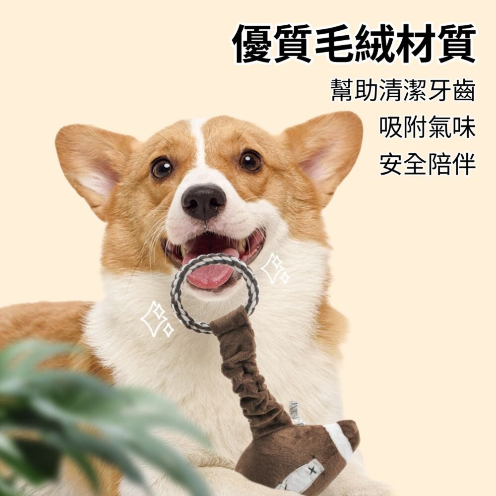 餵根蔬 把手甩甩 狗玩具 發聲玩具 寵物玩具 磨牙潔齒玩具 互動玩具 寵物耐咬玩具毛掌櫃寵物店-圖片-6