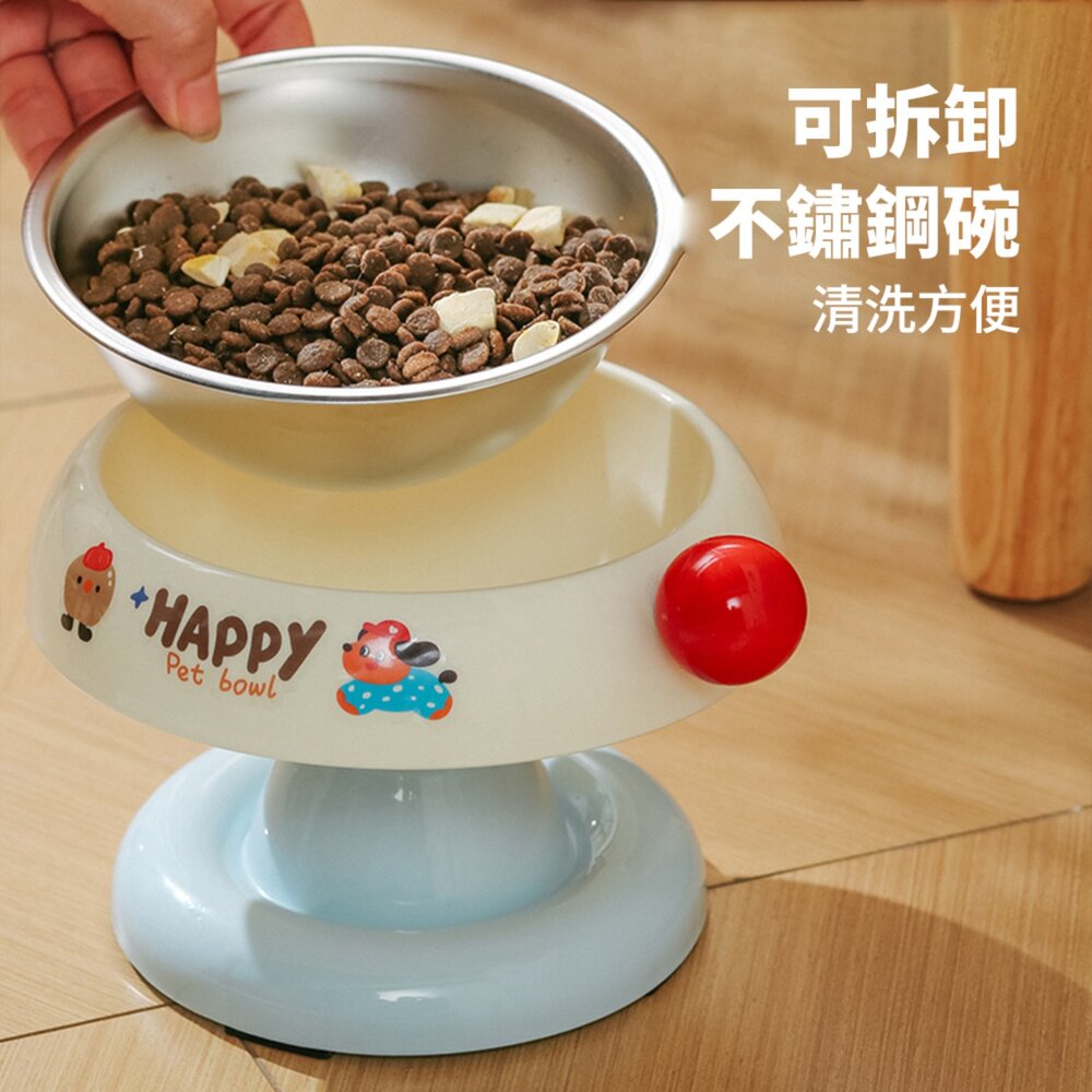 YoMix 冰淇淋餵食碗 寵物食具 不鏽鋼單碗 彩色單碗 貓狗 健康水碗毛掌櫃寵物店-圖片-3