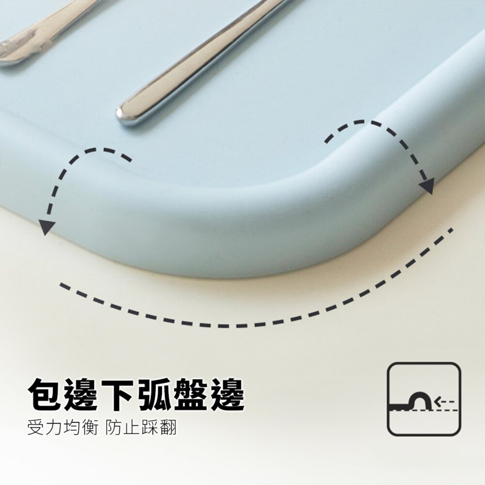 KEEVII 寬寬餐盤 寵物餐墊 防水防滑 貓咪碗墊 貓碗墊子 餐具墊 貓碗餐盤毛掌櫃寵物店-圖片-5