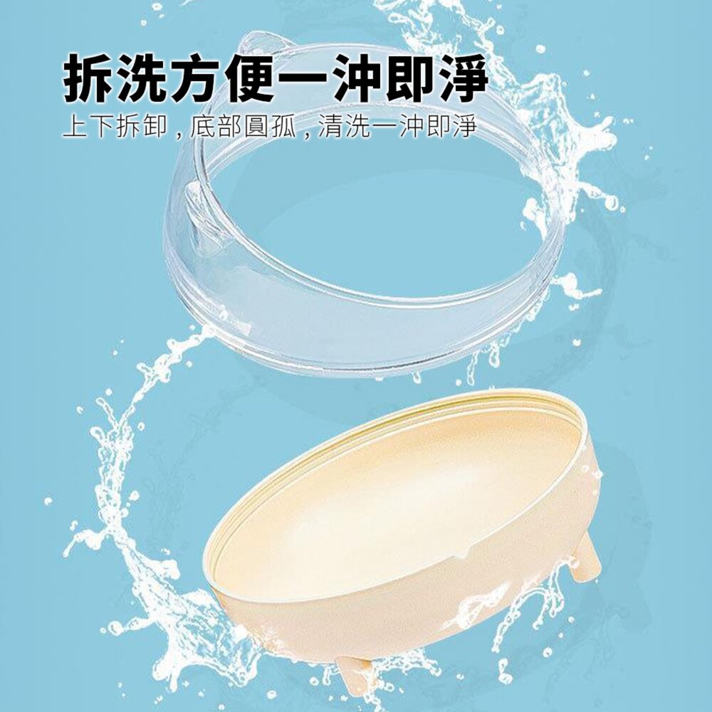 Small 倉鼠四腳浴室 倉鼠浴室 洗澡浴盆 浴沙盆 廁所兩用 浴沙 防飛濺設計毛掌櫃寵物店-圖片-4