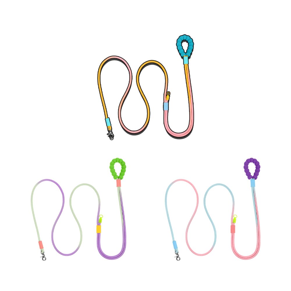 250927214808-GOOUT 雲朵泡泡繩 拼色 狗狗牽引繩 多巴胺遛狗 寵物P繩 炫彩漸變狗繩子毛掌櫃寵物店