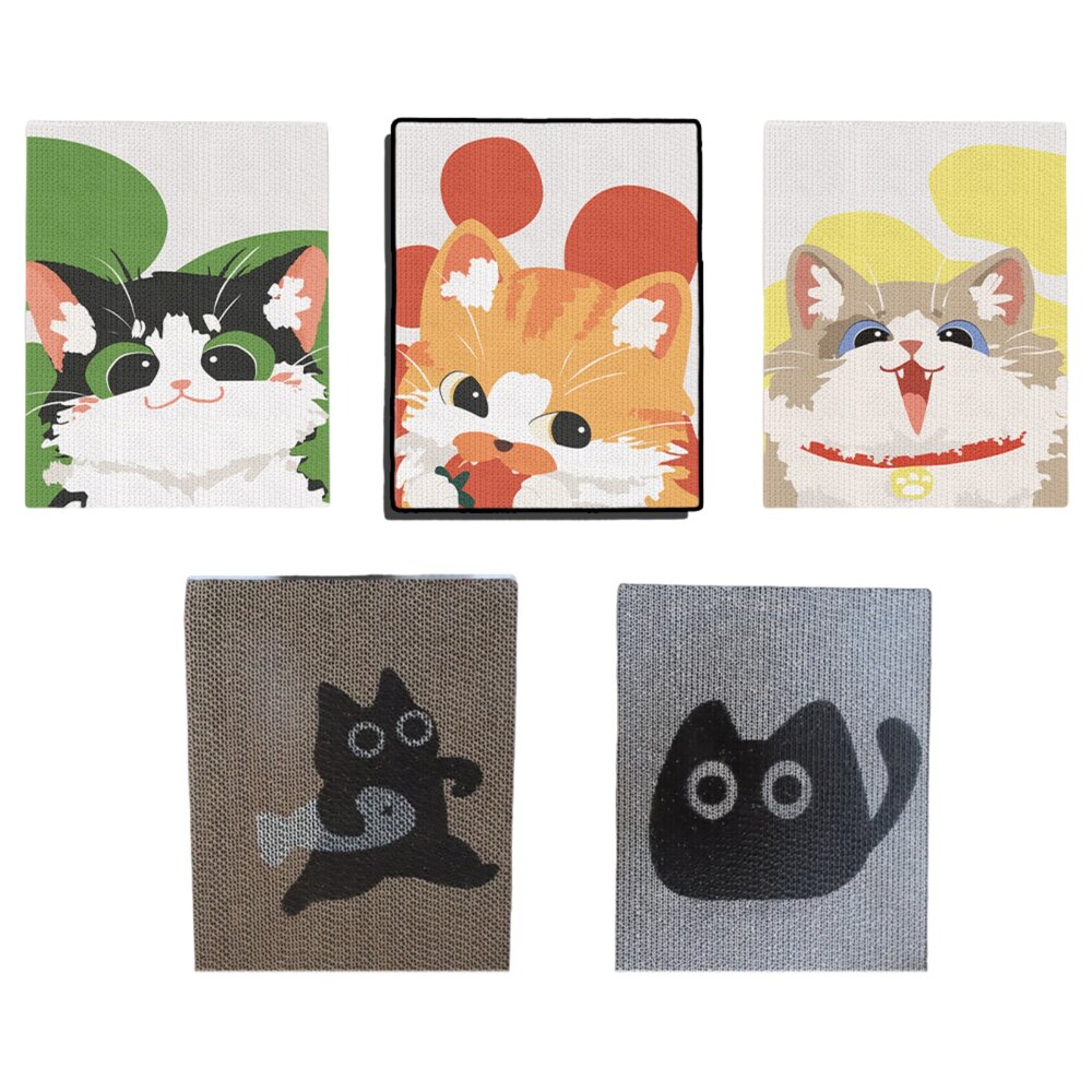 251004181423-Scrapaw 大臉貓貼牆貓抓板 貓抓板 立式貼牆 耐磨環保 加厚不掉屑 貓咪磨爪 貓爪板毛掌櫃寵物店