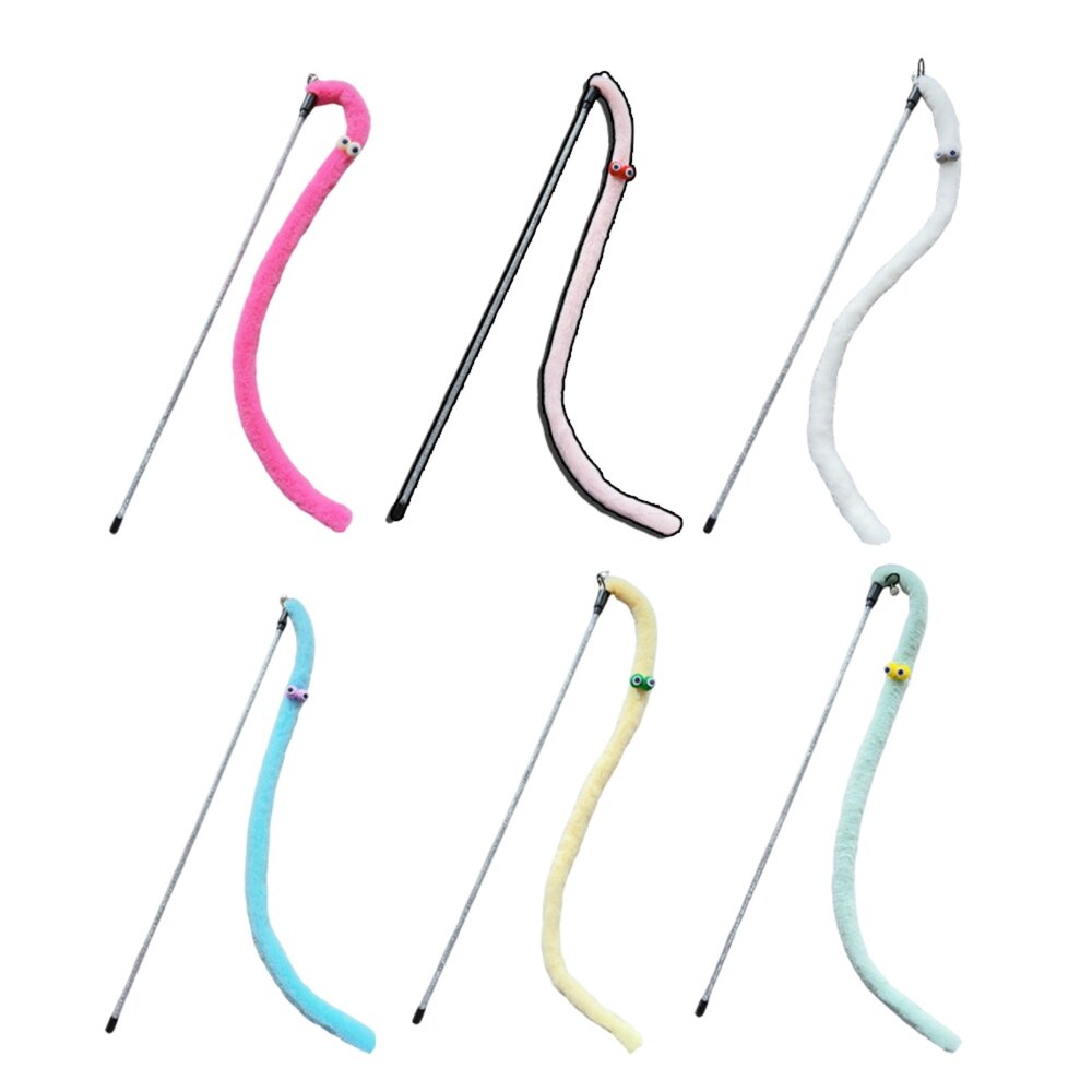 251005235823-NeeBoo 毛絨毛毛蟲逗貓棒 可愛布條 毛毛蟲 逗貓棒 毛絨 耐咬 逗貓桿 搞怪 貓玩具 幼貓 自嗨神器毛掌櫃寵物店