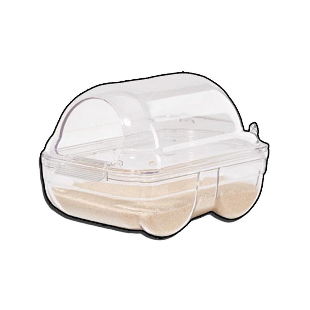 251011185640-Small 汽車倉鼠浴室 倉鼠浴室 倉鼠浴室廁所兩用窩 洗澡盆 浴砂尿砂 防飛濺毛掌櫃寵物店