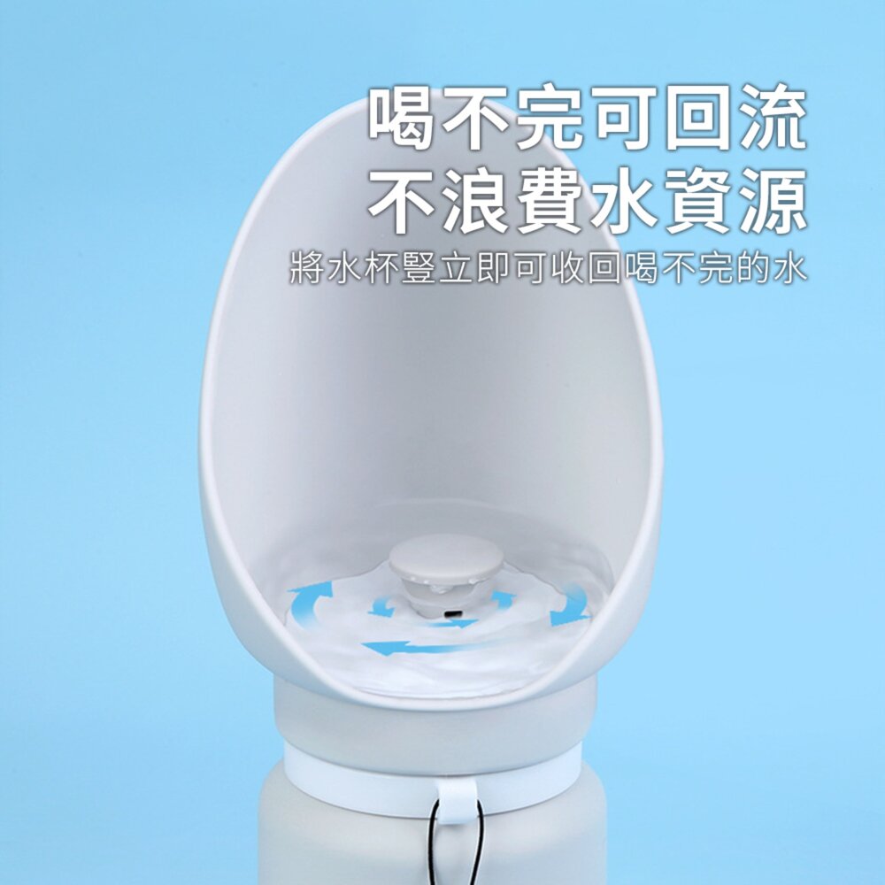 Drupi 戶外矽膠折疊外出水壺 狗狗隨行水杯 外出戶外便攜式旅行可折疊水壺 遛狗用飲水器毛掌櫃寵物店-圖片-4