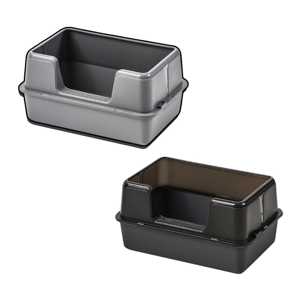 251016184916-YoMix 側開口塑膠貓砂盆 貓咪廁所 貓便盆 貓砂 大貓盆毛掌櫃寵物店