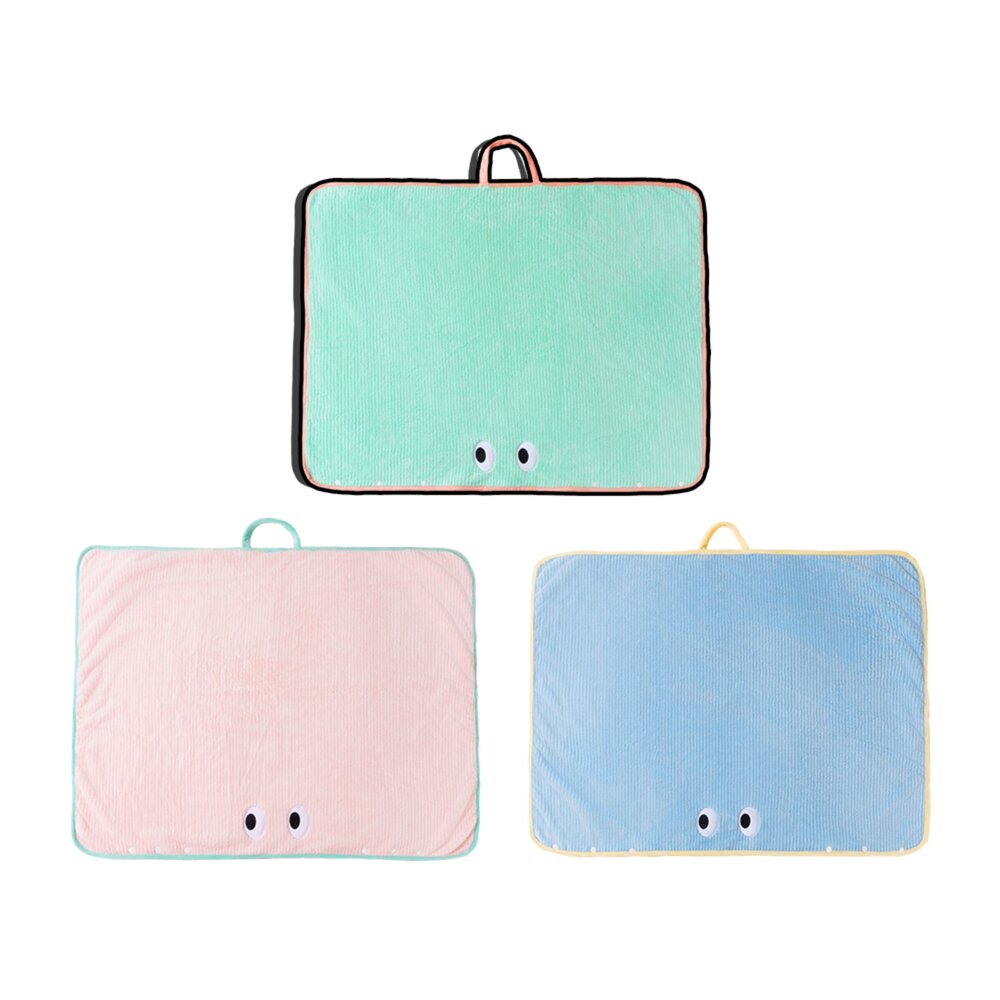  Flupp 柔軟可扣吸水毛巾 大眼萌 吸水毛巾 可愛卡通 柔軟 吸水 加厚 貓咪 小狗狗 寵物 毛巾 浴巾