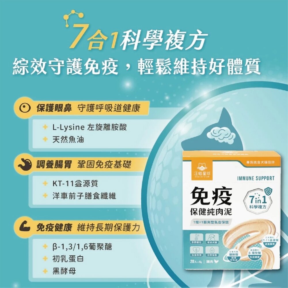 汪喵星球 單條保健肉泥 營養肉泥 保護品 寵物保健毛掌櫃寵物店-圖片-7