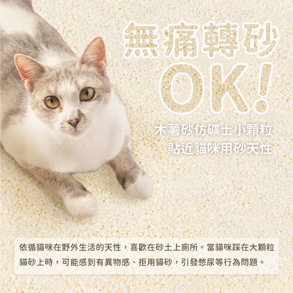 汪喵星球 木薯砂 貓貓用品 貓砂 貓廁所毛掌櫃寵物店-圖片-5