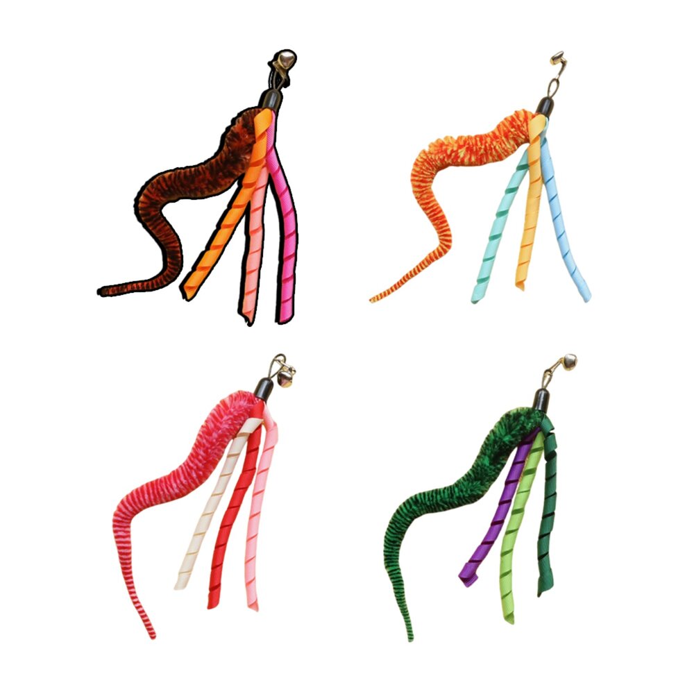  NeeBoo 捲絲毛蟲替換頭 絲帶 毛毛蟲 逗貓棒  高顏值 可愛 貓玩具 寵物用品