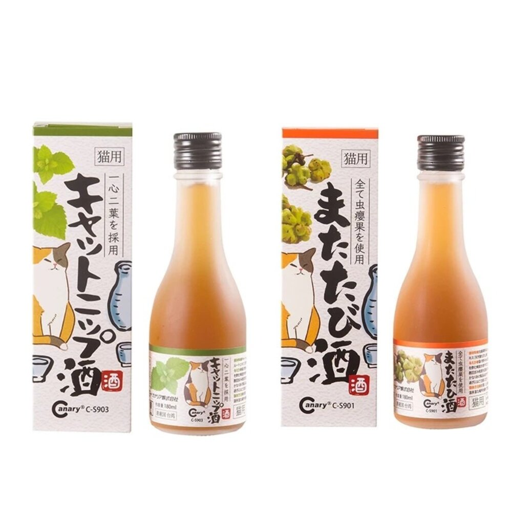 Canary 貓醉仙 貓酒 180ml (無酒精) 貓咪專用 貓薄荷 蟲癭果 貓咪紓壓 貓咪補水毛掌櫃寵物店-圖片-1