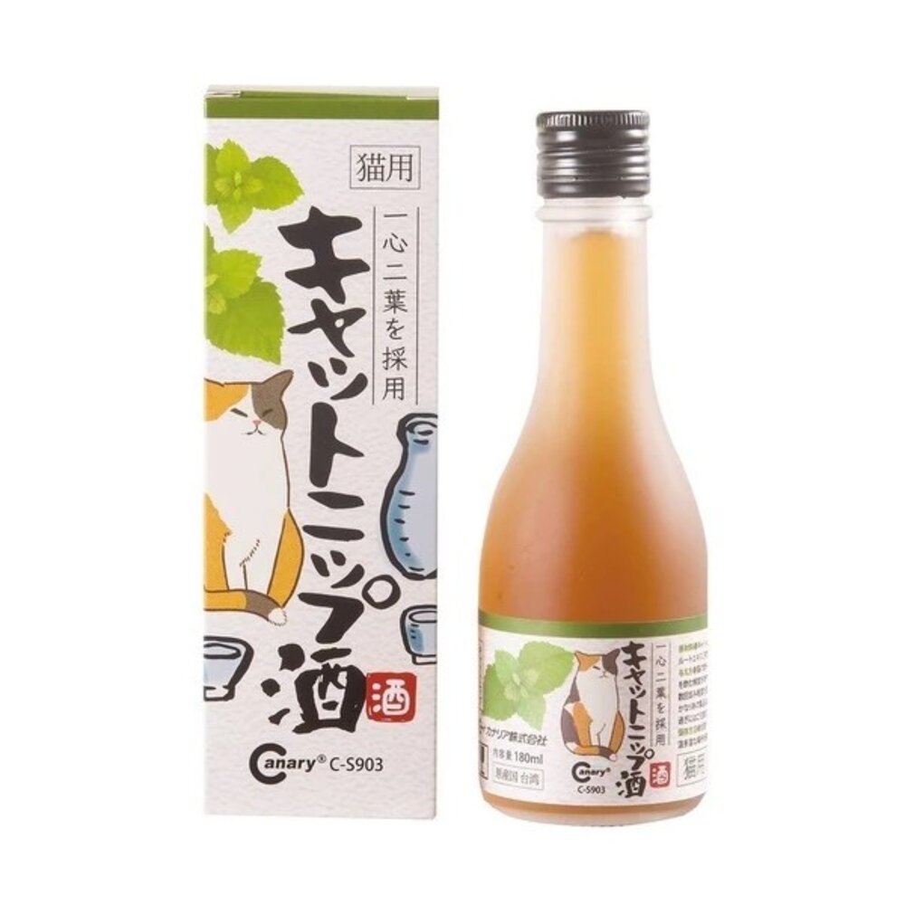 Canary 貓醉仙 貓酒 180ml (無酒精) 貓咪專用 貓薄荷 蟲癭果 貓咪紓壓 貓咪補水毛掌櫃寵物店-圖片-2