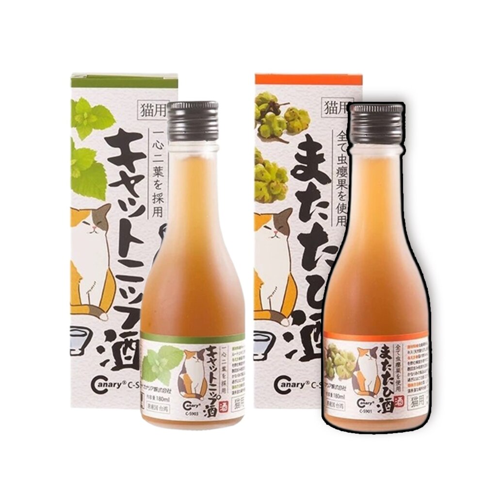 251026144318-Canary 貓醉仙 貓酒 180ml (無酒精) 貓咪專用 貓薄荷 蟲癭果 貓咪紓壓 貓咪補水毛掌櫃寵物店