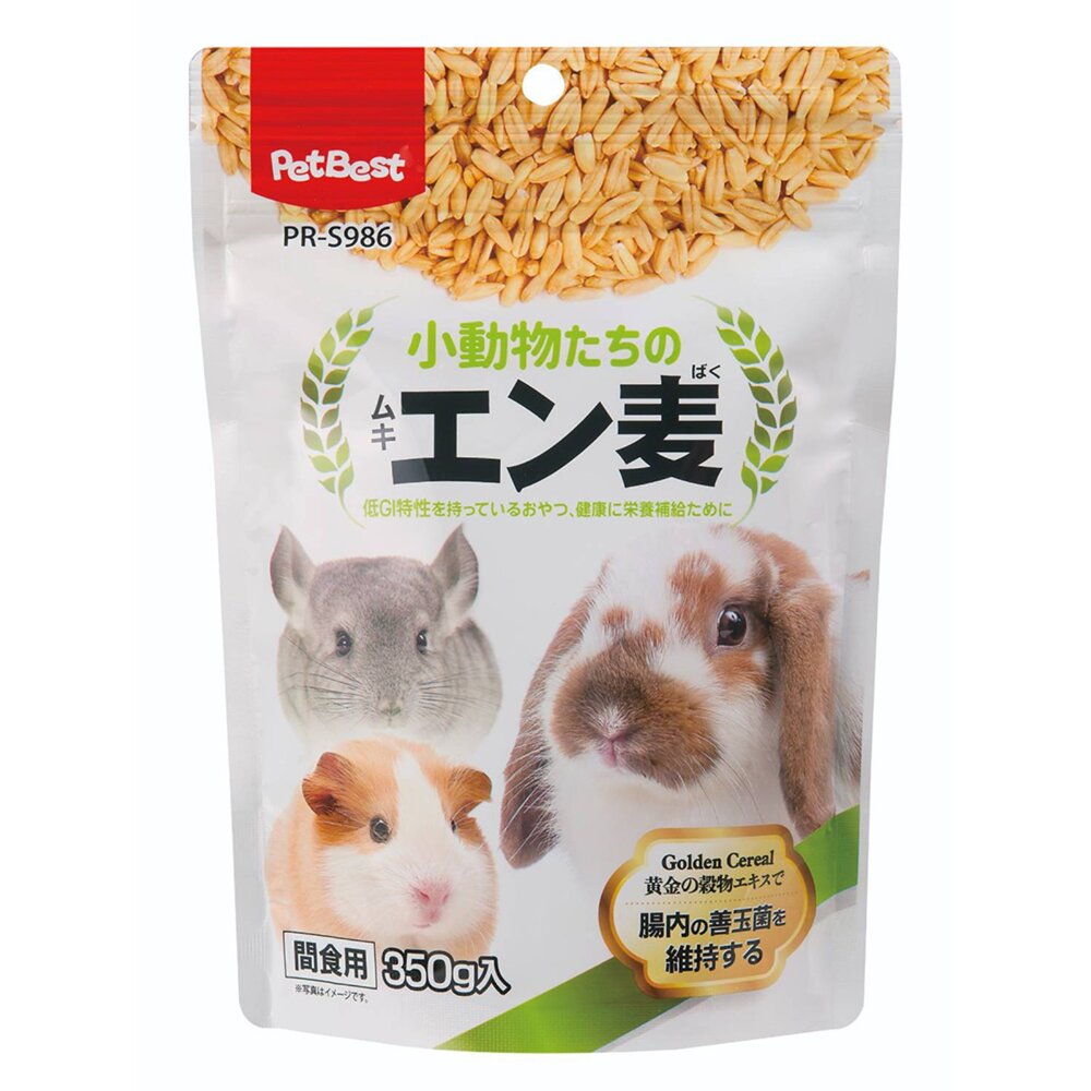 Petbest 麗滋美味烤麥片 小動物用點心 烤麥片 烤燕麥 兔子 天竺鼠 小動物零食毛掌櫃寵物店-圖片-2
