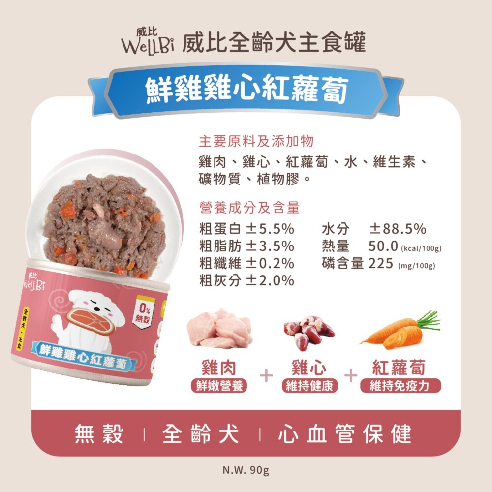 Wellbi 威比 無穀全齡犬主食罐 狗罐頭 狗狗罐 狗罐 狗 罐頭 寵物毛掌櫃寵物店-圖片-9