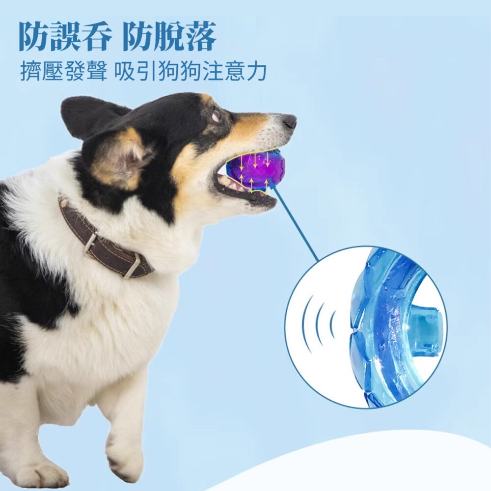 GiGwi G-BALL 寵物玩具球 耐咬球 發生球 玩具 球毛掌櫃寵物店-圖片-4