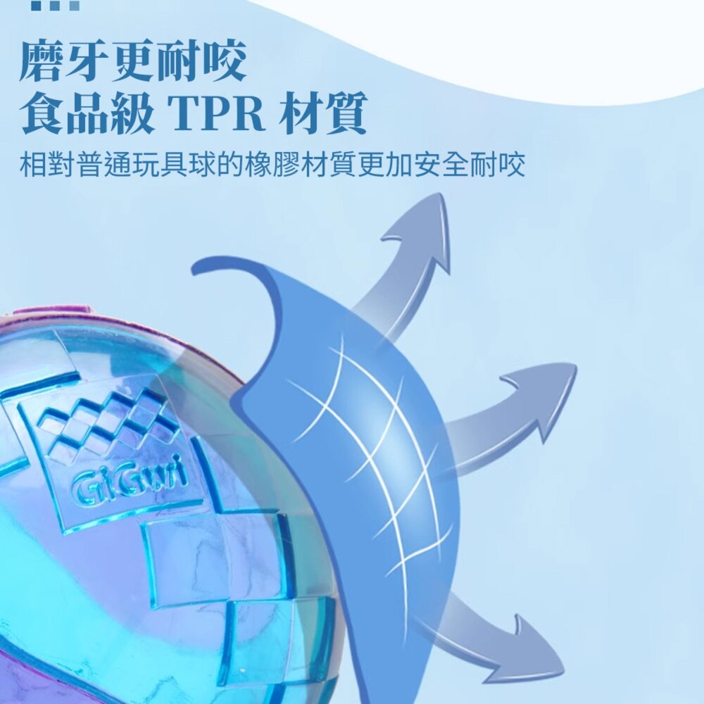 GiGwi G-BALL 寵物玩具球 耐咬球 發生球 玩具 球毛掌櫃寵物店-圖片-5