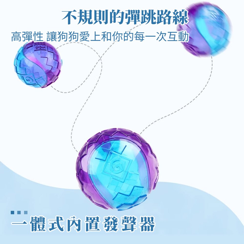 GiGwi G-BALL 寵物玩具球 耐咬球 發生球 玩具 球毛掌櫃寵物店-圖片-7