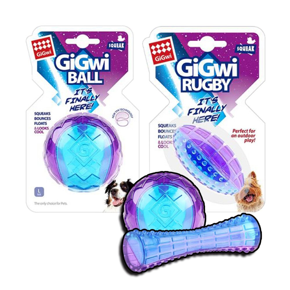 251213160324-GiGwi G-BALL 寵物玩具球 耐咬球 發生球 玩具 球毛掌櫃寵物店