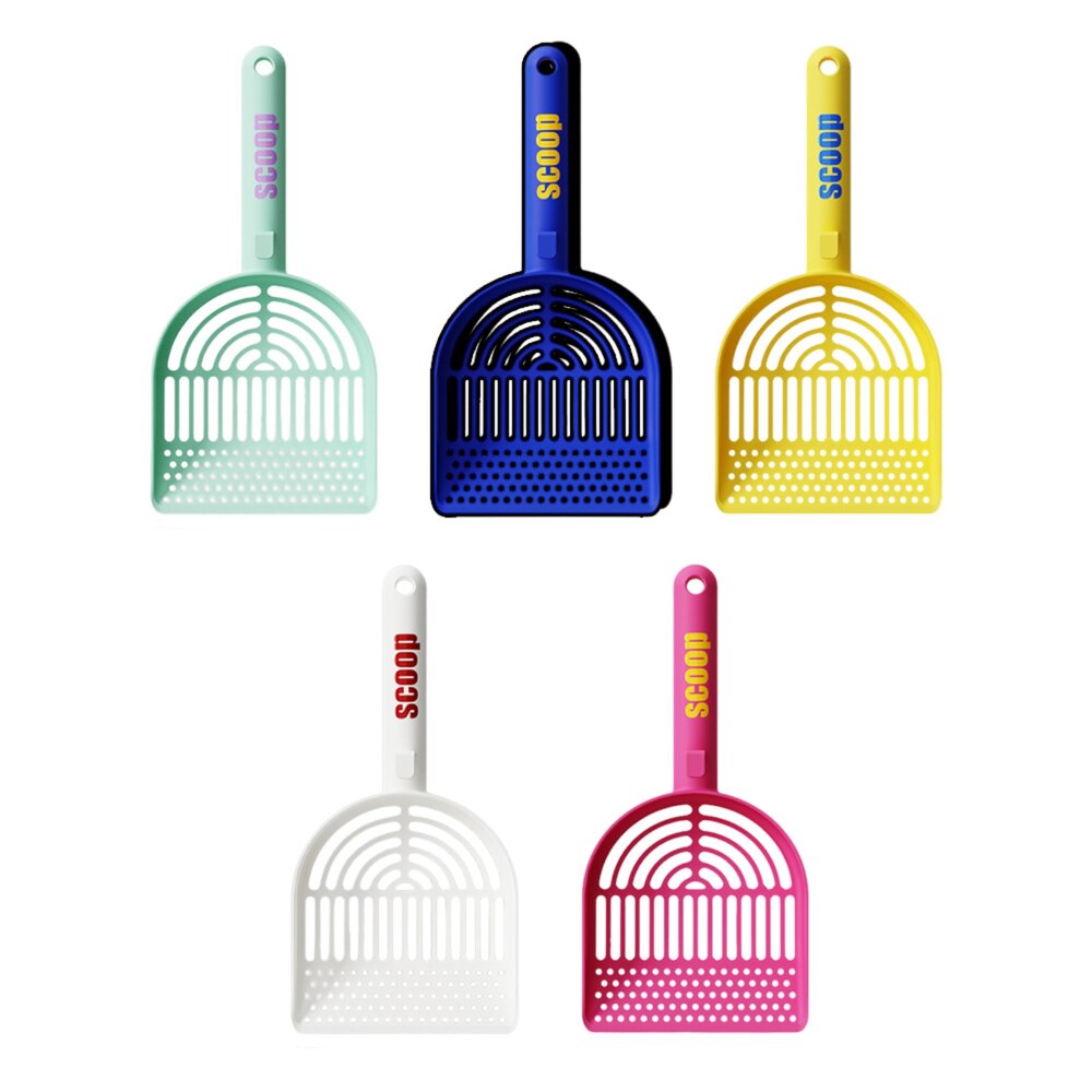 251228182600-SCOOP 大小團貓砂鏟 貓砂鏟 加長手柄 大號 簡約 貓砂鏟 寵物清潔用品 附掛鉤 簡約貓砂鏟毛掌櫃寵物店