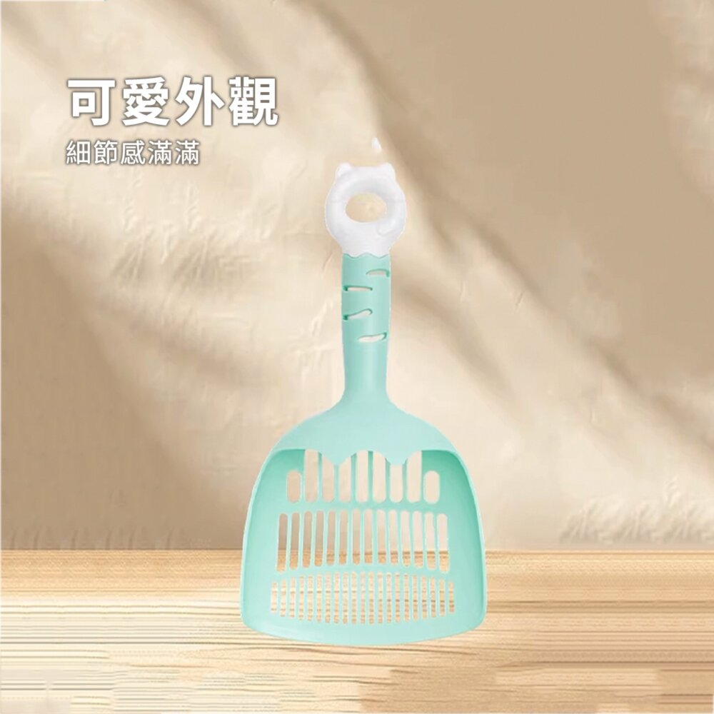 SCOOP 甜甜圈貓砂鏟 貓砂鏟子 大號加厚細孔 豆腐砂貓砂鏟神器 貓咪便鏟 寵物用品毛掌櫃寵物店-圖片-2