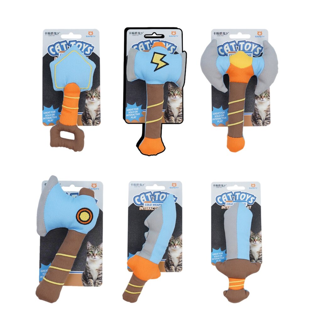 251231211716-冷兵器貓薄荷玩具 自嗨解悶 貓薄荷磨牙耐咬 仿刀具 貓咪逗貓棒 幼貓寵物玩具毛掌櫃寵物店