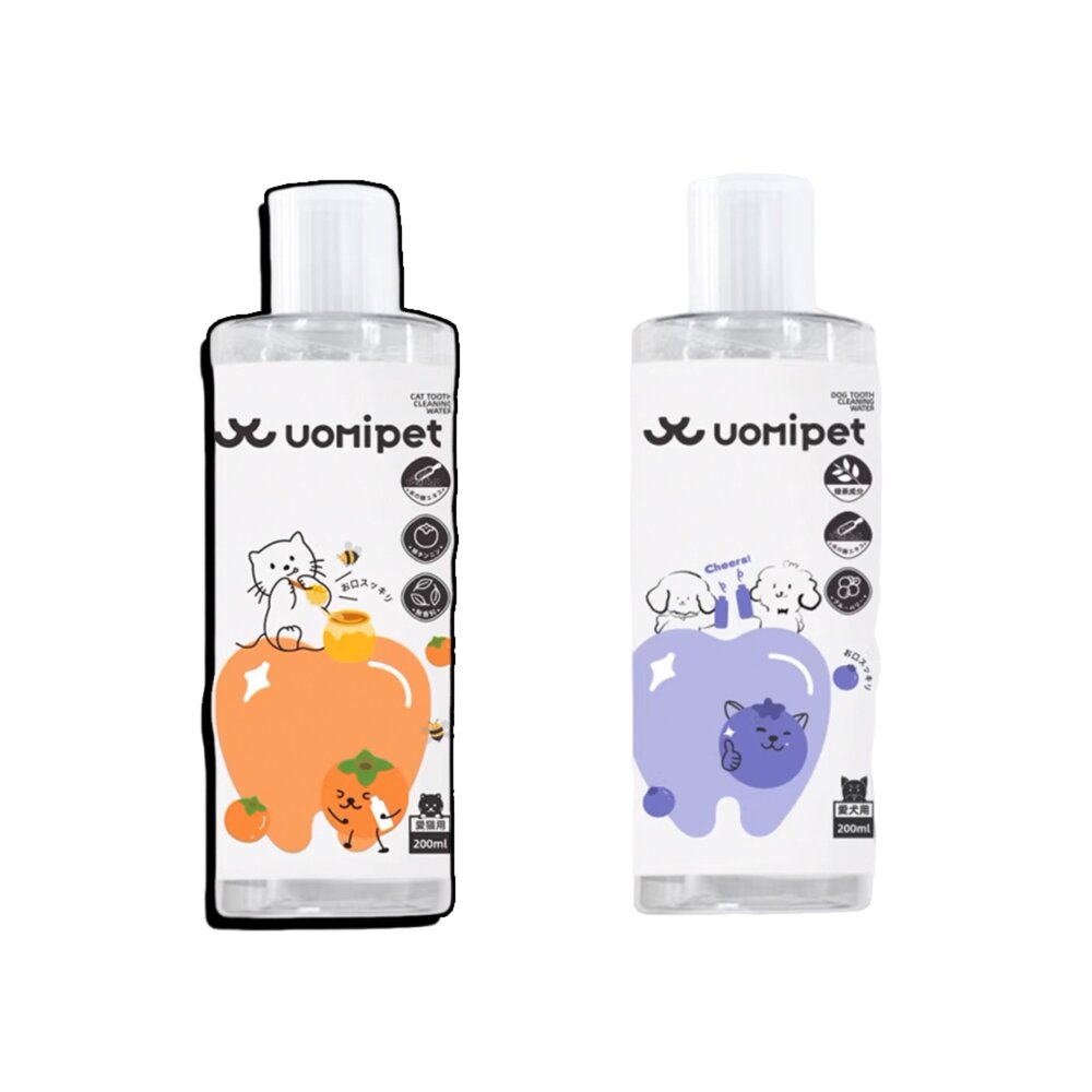  UOMipet 日本愛犬用潔齒水 狗狗漱口去除水 飲用口臭 寵物貓咪牙結石 潔齒水 貓口腔清潔
