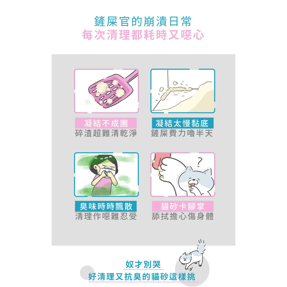 臭味滾 貓砂 豆腐砂 豆腐貓砂 臭味滾貓砂 極細抗臭豆腐貓砂 環保貓砂 除臭貓砂 可沖馬桶毛掌櫃寵物店-圖片-2