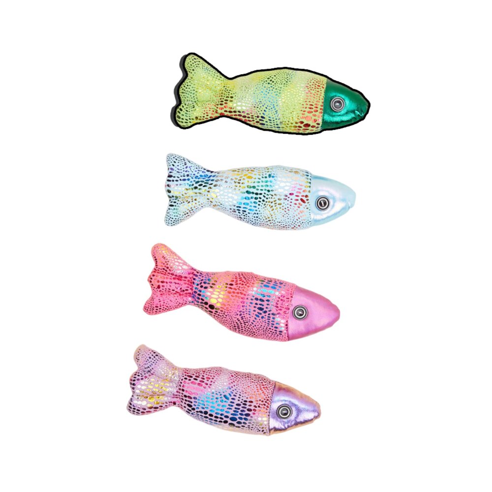 25485142529-C2C 閃亮貓草魚 貓咪玩具 貓草 貓薄荷 紓壓玩具 貓 貓咪毛掌櫃寵物店