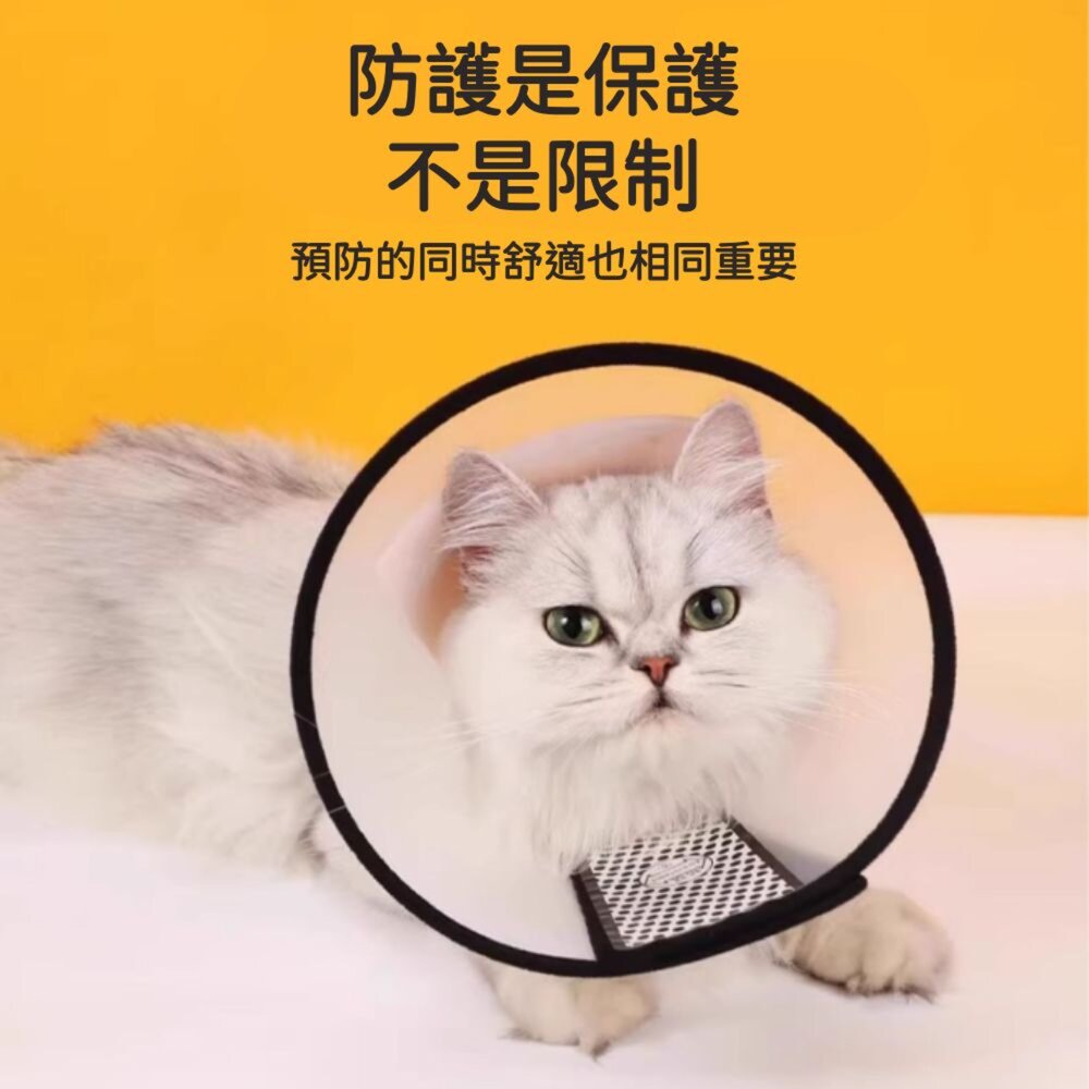 伊莉莎白頸圈 伊莉莎白圈 貓軟頭套 伊麗莎白頭套 寵物頭套 羞恥圈 防舔圈 狗狗頭套 防舔頭套毛掌櫃寵物店-圖片-6