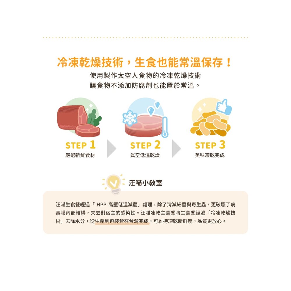 500G 汪喵星球 狗貓凍乾生食 寵物凍乾生食餐 貓生食 狗生食 凍乾生食 凍乾 生食 貓飼料 狗飼料毛掌櫃寵物店-圖片-4