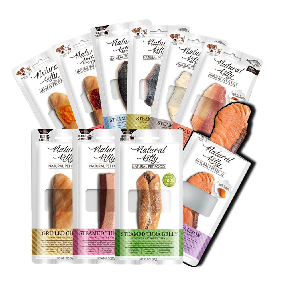 自然小貓100%天然鮮肉條肉塊肉條點心零食肉寵物毛掌櫃寵物店