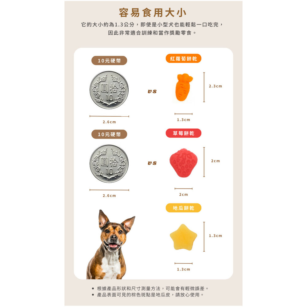 超素果菜餅乾 乳酸菌餅乾 寵物餅乾 寵物零食 狗零食 蔬果零食毛掌櫃寵物店-圖片-8