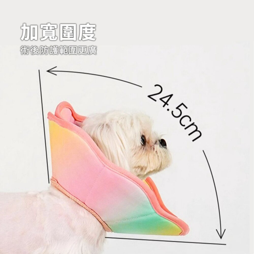 Touchdog 它它伊莉莎白頭套 貓咪狗狗頭套 脖圈 防水軟項圈 寵物防舔 絕育毛掌櫃寵物店-圖片-4
