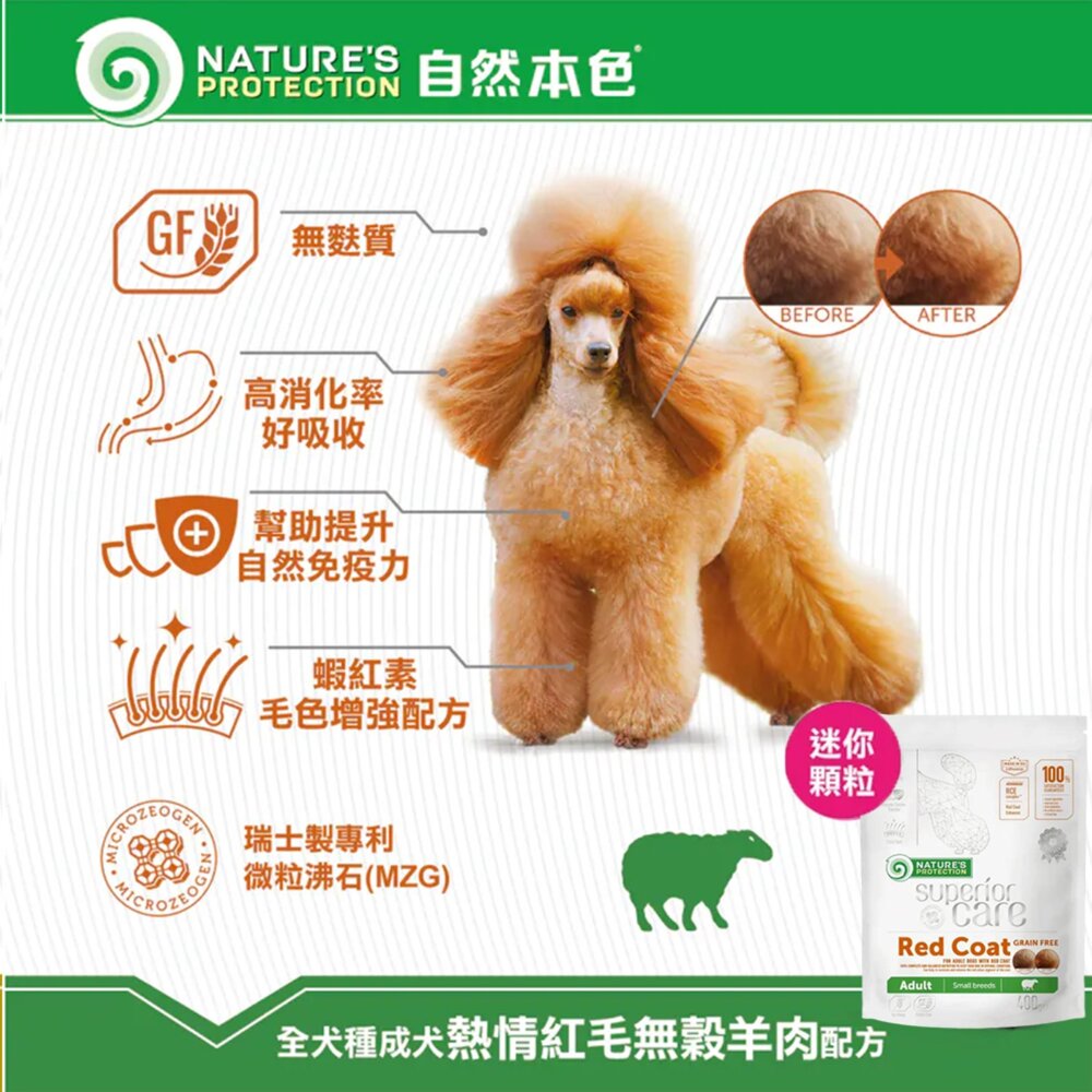 自然本色 亮白配方 狗糧 狗飼料 400G 犬糧 天然 低敏 無麩質毛掌櫃寵物店-圖片-5