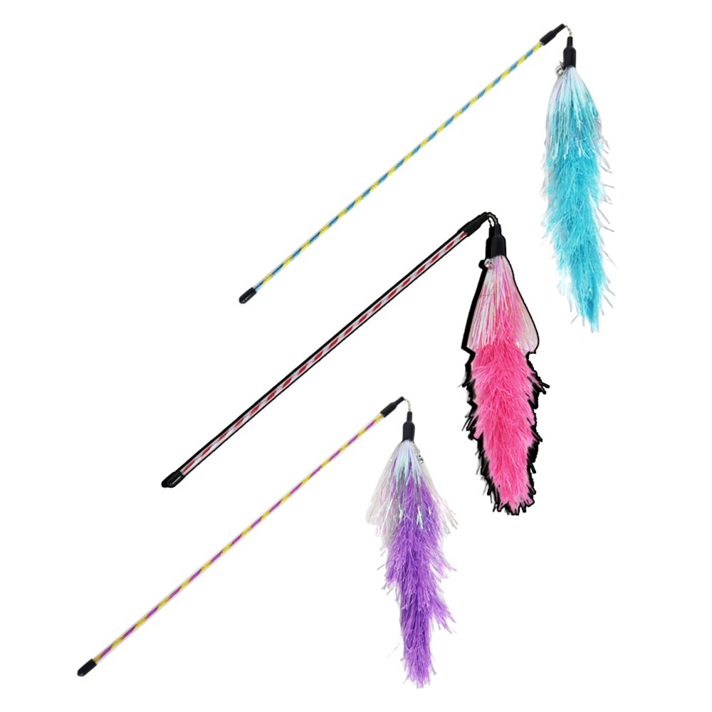 260117212656-伴諾毛絨條仙女逗貓棒 鈴鐺毛絨條仙女逗貓棒 羽毛發聲逗貓咪玩具 貓用品毛掌櫃寵物店