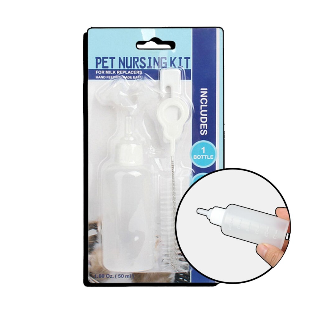 260117222904-Histotree 寵物奶瓶餵奶器 50ML 幼貓幼狗奶瓶 幼犬餵水小奶嘴奶瓶 5件套毛掌櫃寵物店