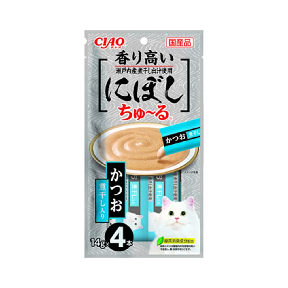 CIAO 啾嚕肉泥和風魚乾 貓咪 肉泥 小魚乾 高湯 貓咪食品毛掌櫃寵物店-圖片-3