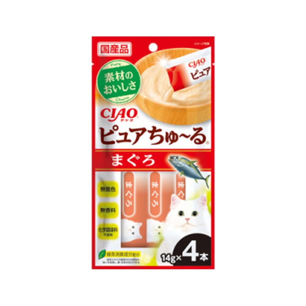 CIAO 啾嚕肉泥PURE 貓咪肉泥 貓食品毛掌櫃寵物店-圖片-2