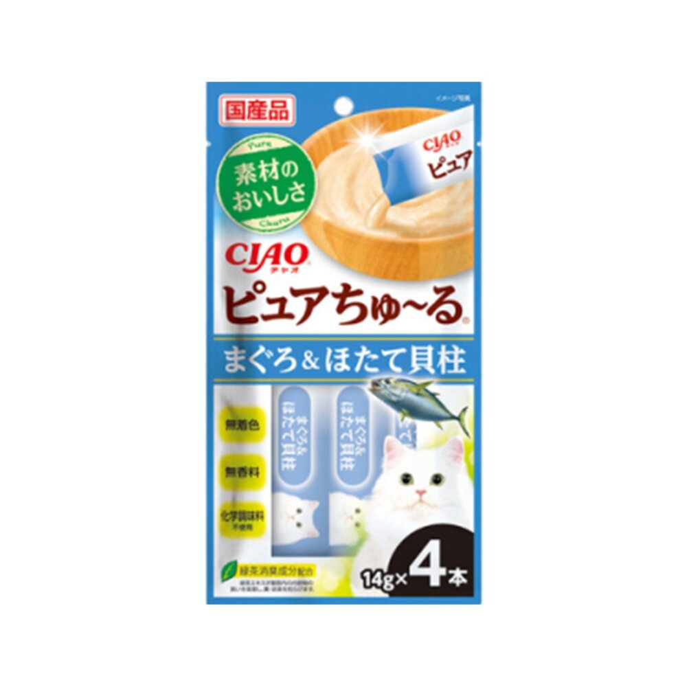 CIAO 啾嚕肉泥PURE 貓咪肉泥 貓食品毛掌櫃寵物店-圖片-3