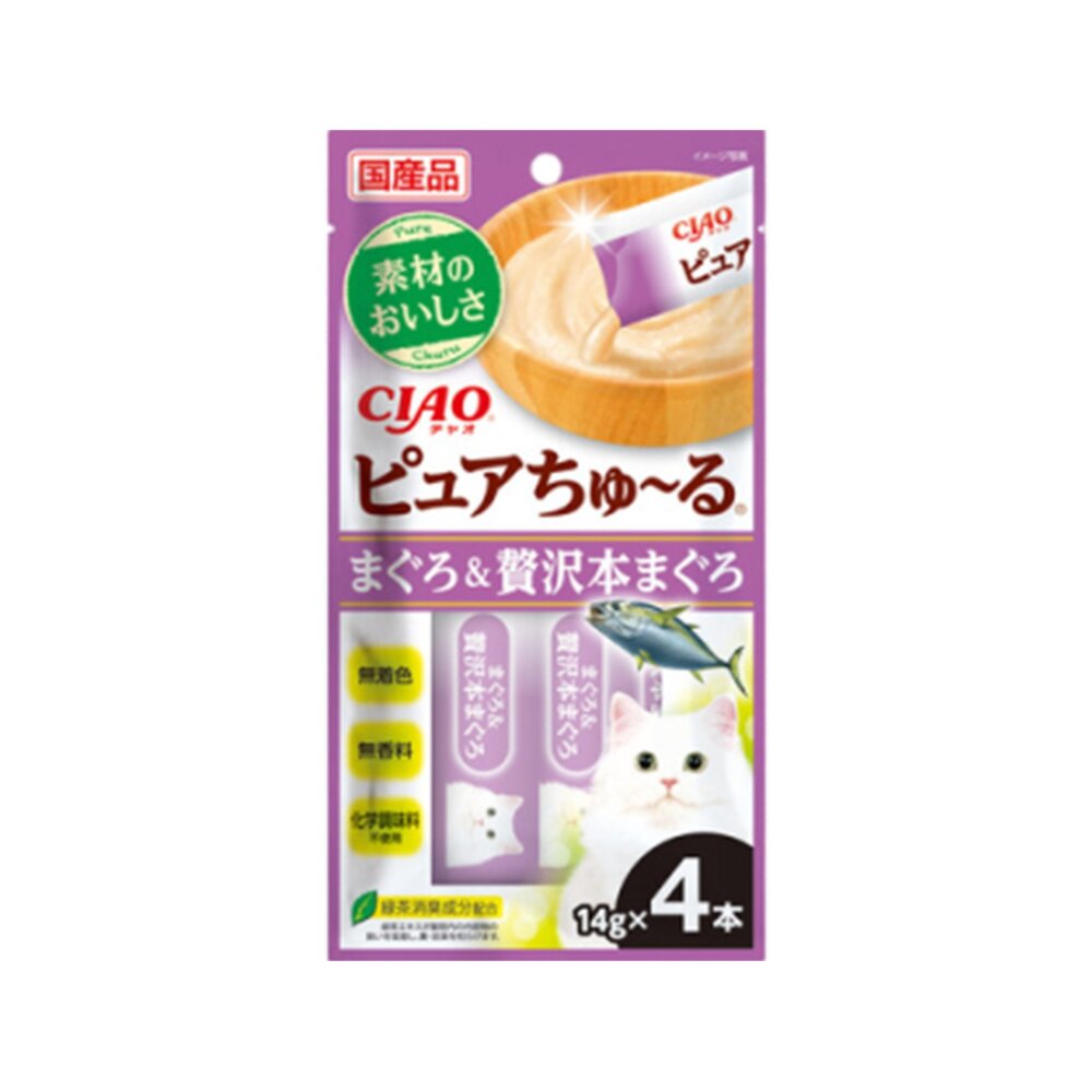 CIAO 啾嚕肉泥PURE 貓咪肉泥 貓食品毛掌櫃寵物店-圖片-7