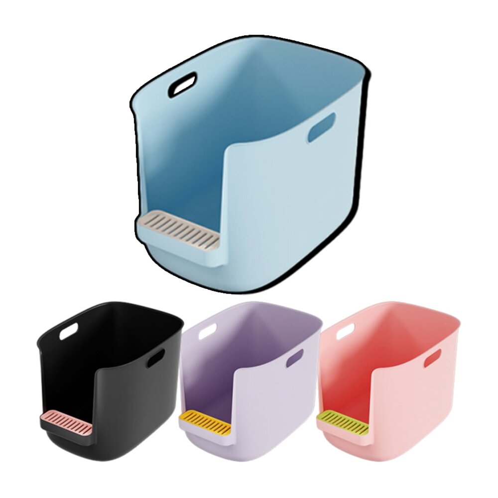 260125215717-Keevii 貝果增高半開砂盆 貓砂盆 超大號防外濺 貓廁所 巨型開放式貓砂盆 特大號一體毛掌櫃寵物店