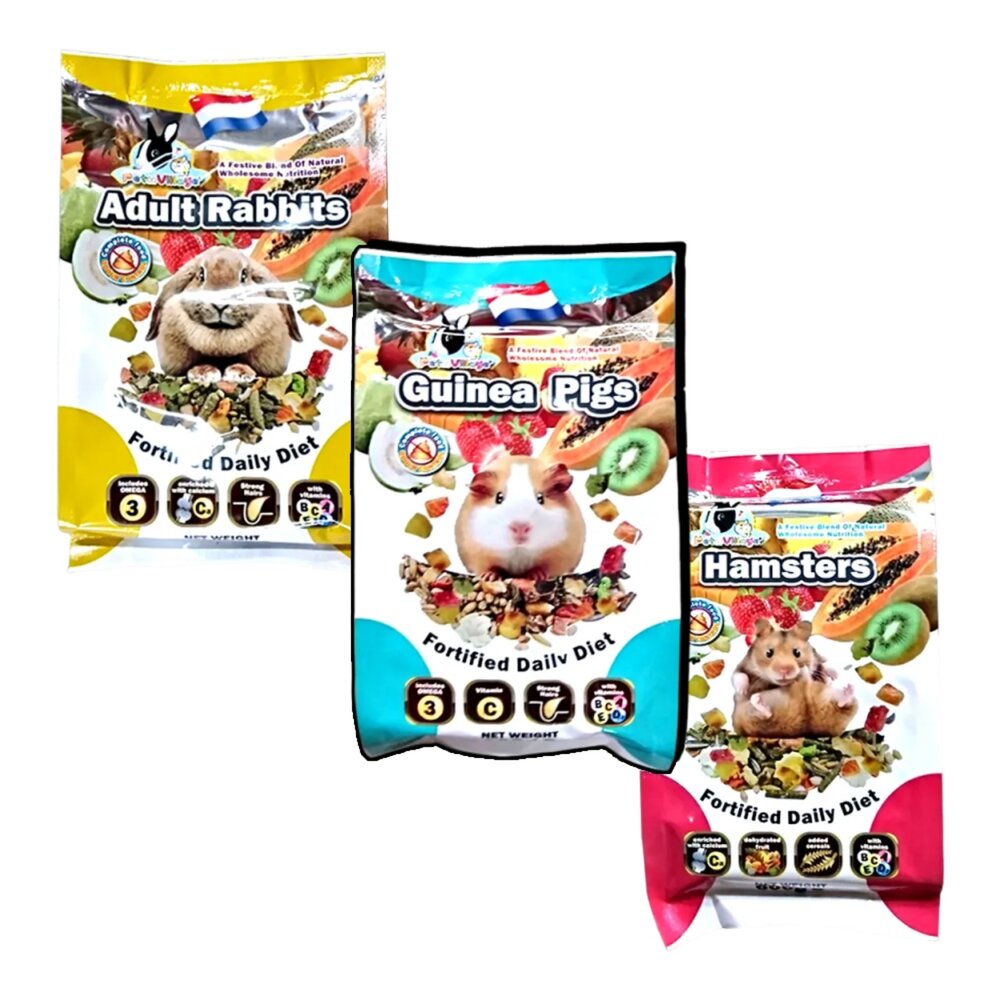 260131202842-Pet Village 魔法村 天然水果大餐 鼠兔飼料 天竺鼠 兔子 小動物 倉鼠 飼料 天然食材毛掌櫃寵物店