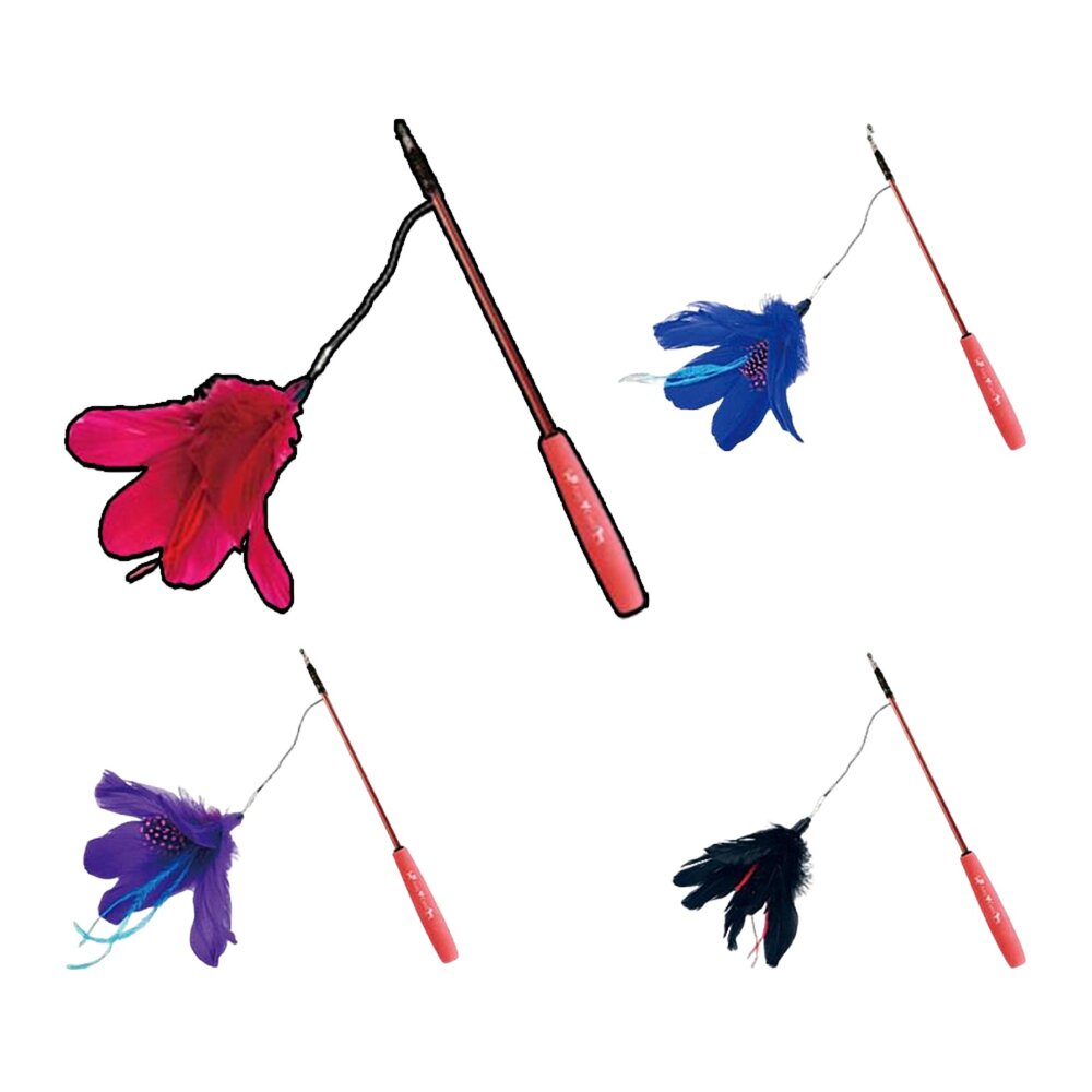 260208235304-Amy Carol 伸縮花朵逗貓棒 花朵系列 伸縮釣竿 逗貓棒毛掌櫃寵物店