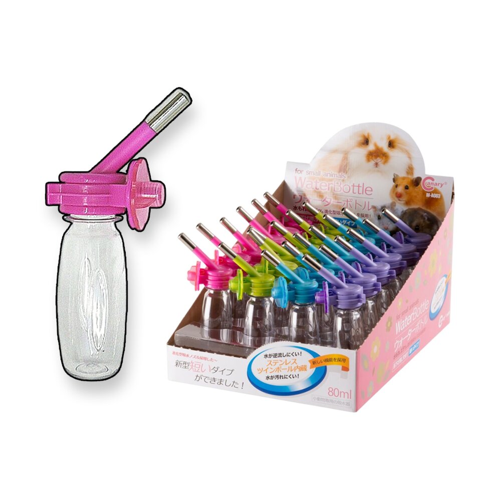 260222224909-Canary 泰和工坊雙鋼珠 80ml 小動物飲水器 雙鋼珠水瓶 寵物飲水器 鋼珠水瓶 倉鼠 天竺鼠 兔毛掌櫃寵物店