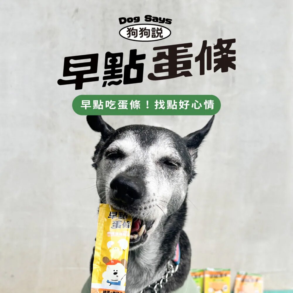 狗狗說早點蛋條 狗食用蛋條 狗零食 狗拌糧蛋條 犬用小食 犬用蛋條 全齡犬適用毛掌櫃寵物店-圖片-1