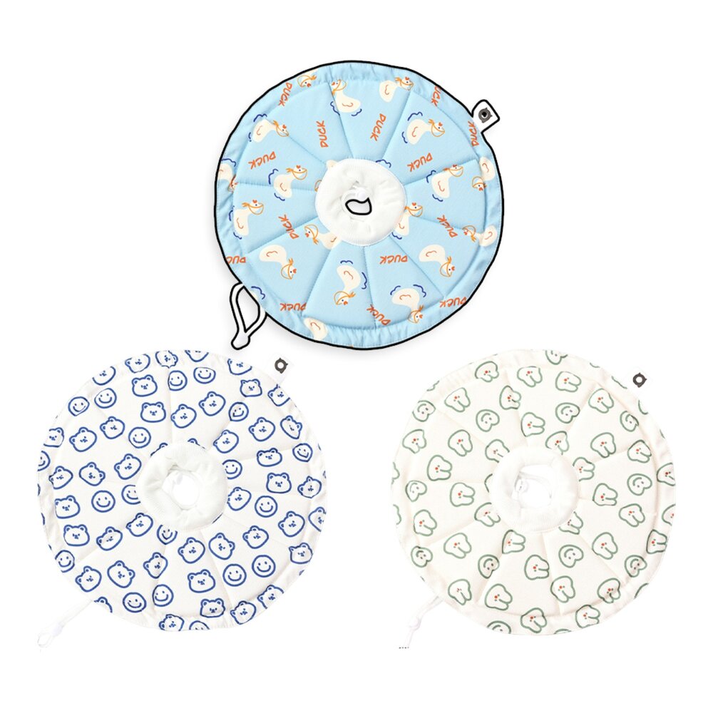  RCC 輕盈親膚海綿伊莉莎白 圓形款 伊麗莎白圈 絕育 防舔 防掙脫 狗狗 貓咪 項圈 鬆緊可調節 寵物頭套