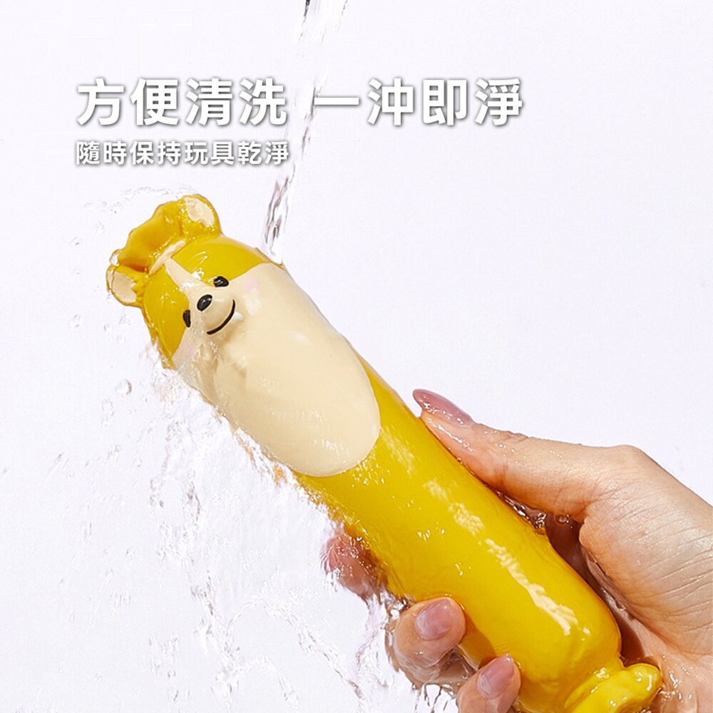 UWC 香腸狗乳膠發聲玩具 小狗請品嚐!萌犬香腸系列 狗狗發聲乳膠玩具 耐咬磨牙發聲玩具 寵物互動玩具毛掌櫃寵物店-圖片-6