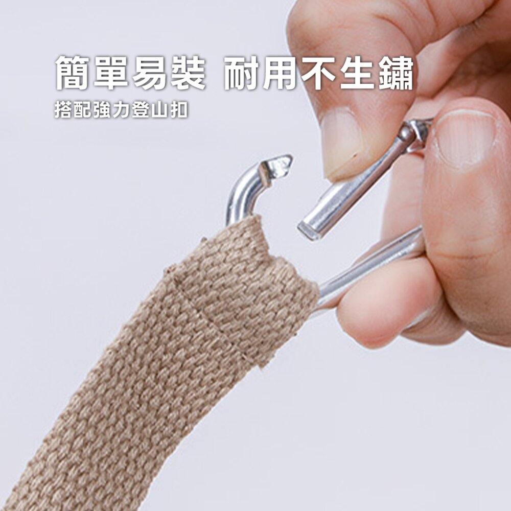 CottonCat 貓吊床 日系麻棉貓吊床 8KG高承重 貓籠吊床 寵物懸掛式吊床 金屬登山扣 肥貓無憂 貓咪休閒睡榻-圖片-3