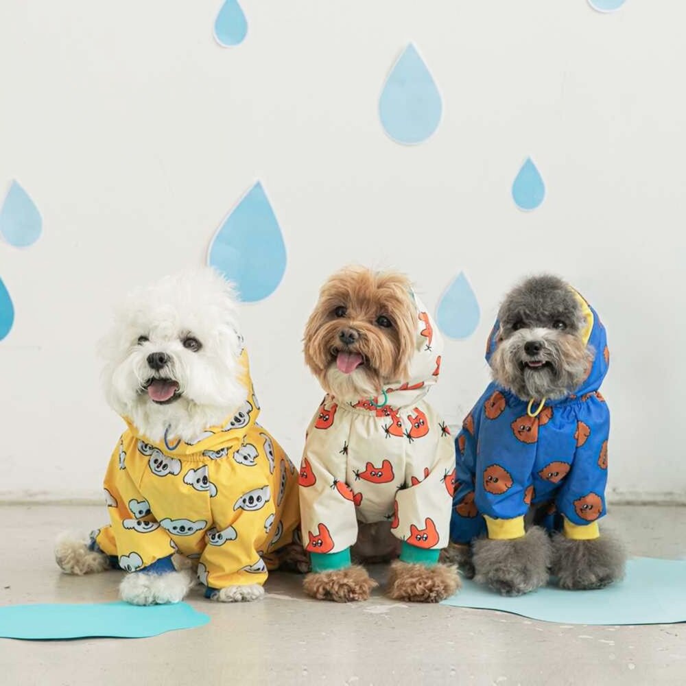 RAINY 寵物雨衣 全包式雨衣 雨衣 防水衣毛掌櫃寵物店-圖片-1
